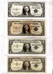 4 Pocket Vinyl Page for Medium Size Currency, Bx/100  R.C. Gray