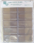 Single Pocket  Flips 2x2,  Retail Pkg/100 with Inserts (soft)