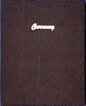 Currency Stock Book 9 Vinyl 3 Pocket Pages Dansco