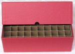 Cent 50 Roll Vertical Storage Box, Red