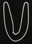 Sterling Silver 24' Rope Necklace, 3mm  Net