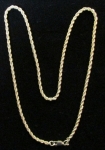Sterling Silver 18' Rope Necklace, 2.88mm w/Lobster Claw Clasp  Net